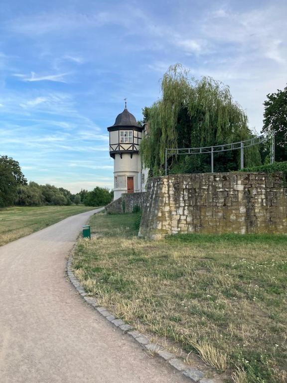 "Ferienwohnung Am Schloss" - Ferienwohnung Mit Blick Auf Das Barbyer Schloss, 5 Gehminuten Bis Zur Elbe Ngoại thất bức ảnh